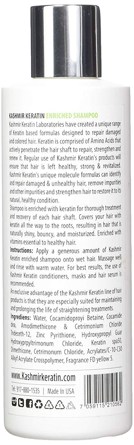 Keratin Enriched 8oz Hair Care Set (8oz Shamp/8oz Deep Cond) Beauty & Personal Care Kashmir Hair Systems