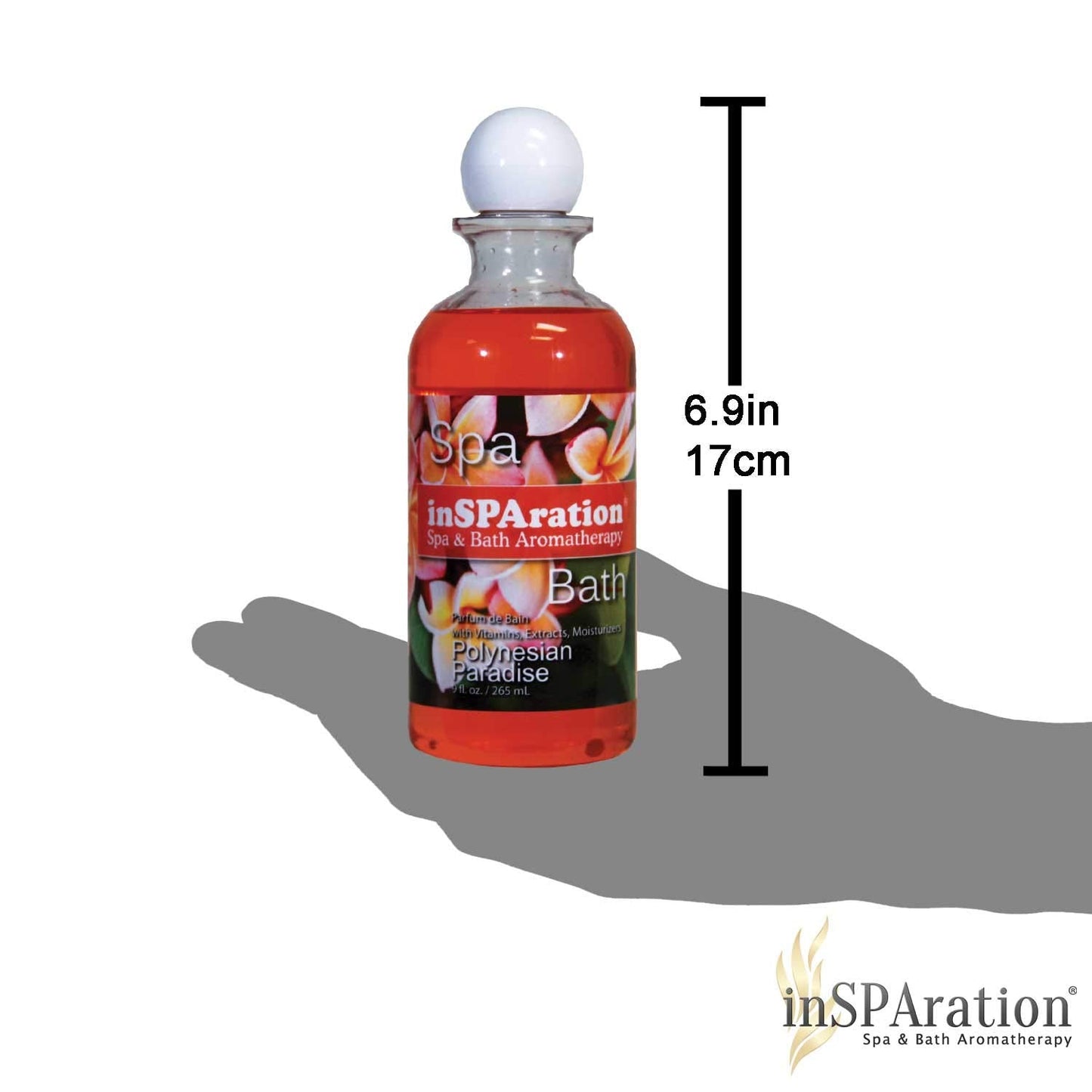 inSPAration Spa and Bath Aromatherapy 123X Spa Liquid, 9-Ounce, Polynesian Paradise, Red Beauty & Personal Care InSPAration