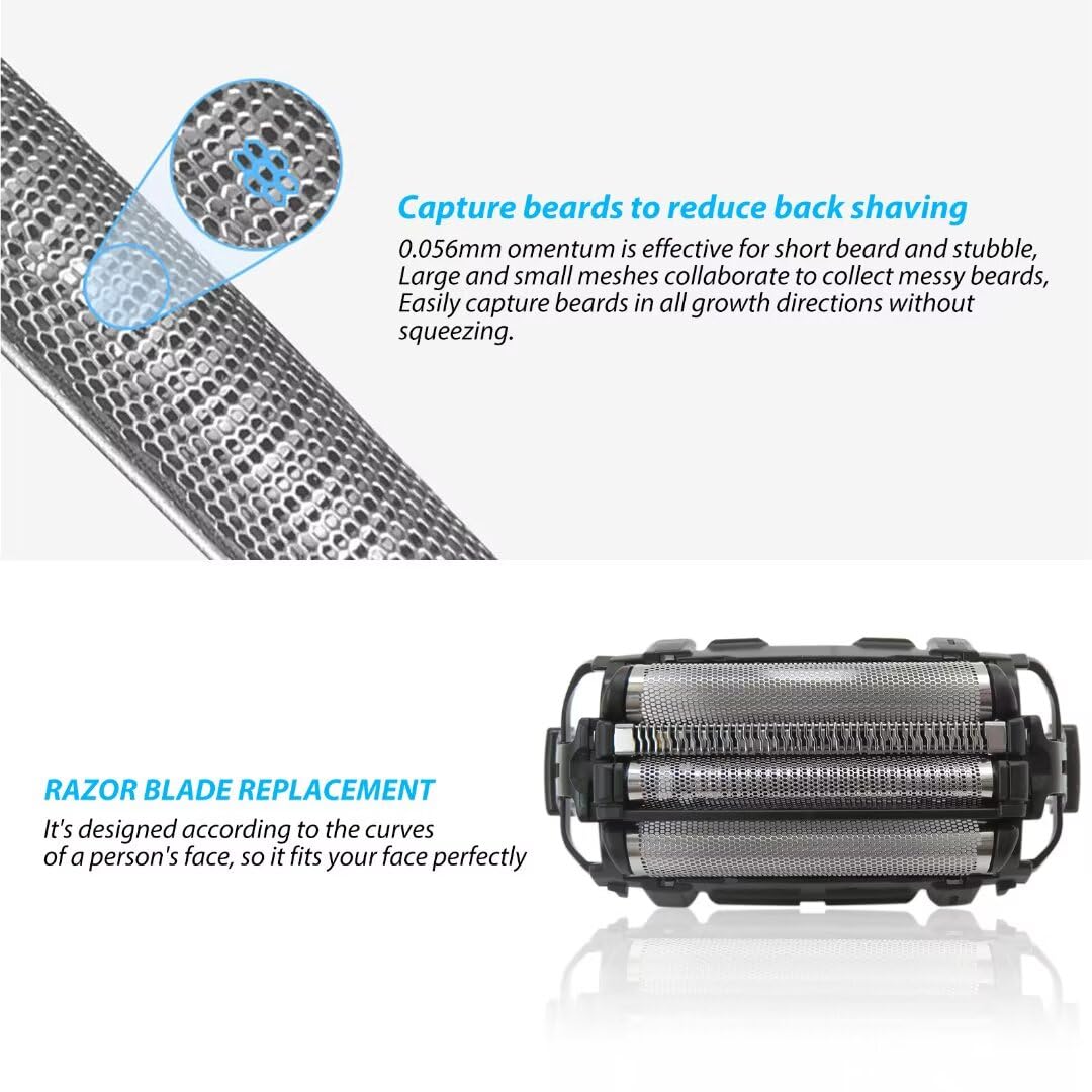 WES9165PC Men's Electric Razor Replacement Outer Foil Set for Panasonic UPGRADED Beauty and Personal Care LO MERECES