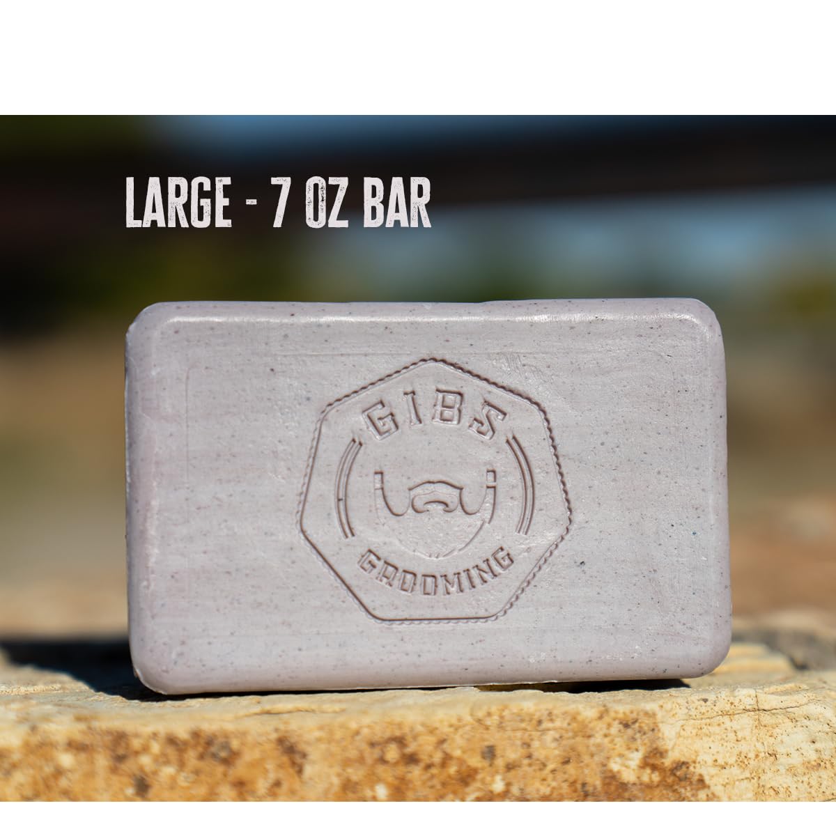 GIBS Alpha Male, Rich Lather, Long-Lasting, Vanilla, 7oz Bar Soap (3PACK) Beauty & Personal Care GIBS