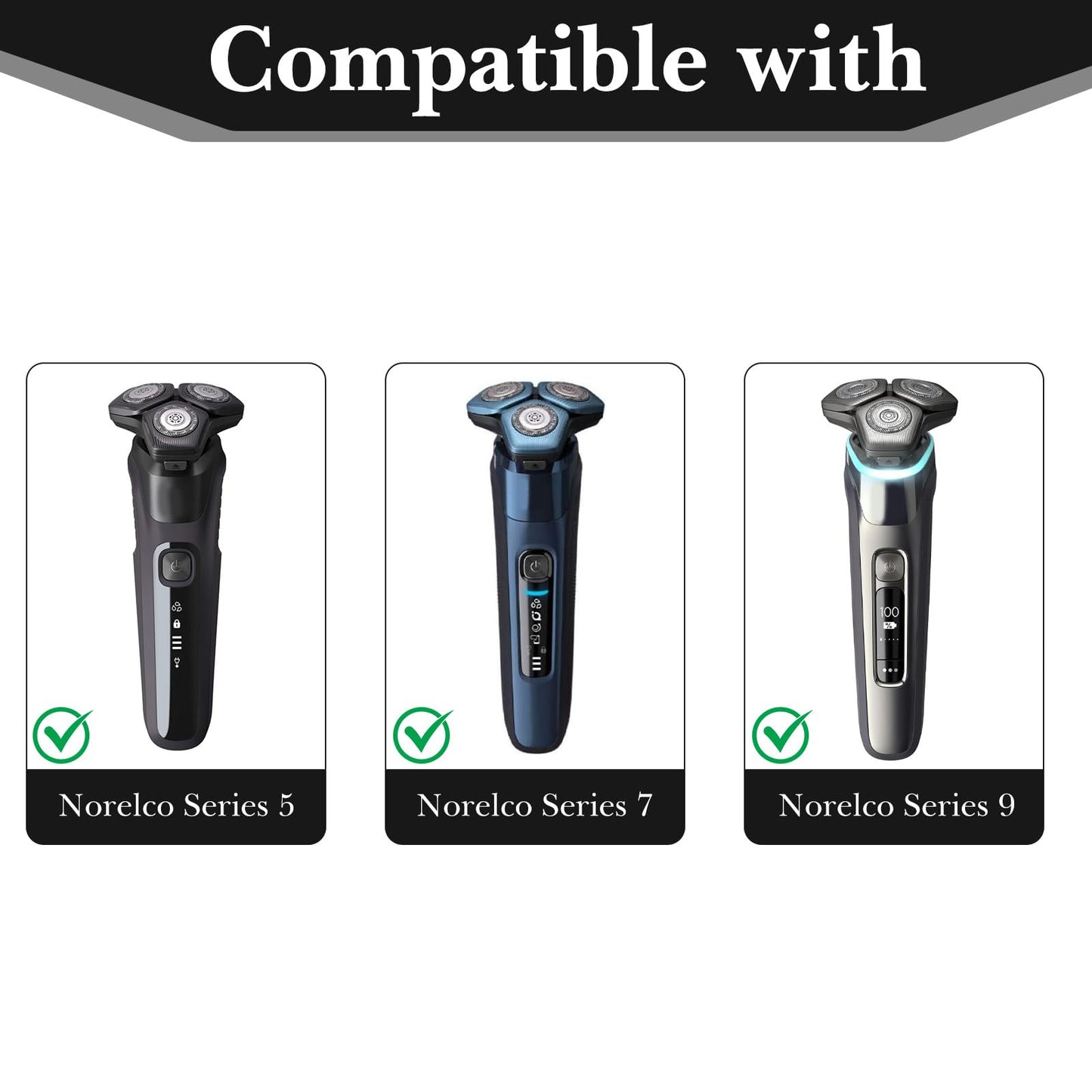 Linkidea Electric Shaver Case, Shaver Stroage Case Compatible with Philips Norelco Series 5, 7, 9, Travel Portable Protection Shaver Bag for Men Beauty and Personal Care Linkidea