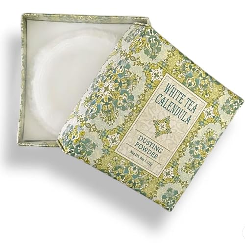 Greenwich Bay Trading Company White Tea Calendula Dusting Powder 4oz Beauty & Personal Care Greenwich Bay Trading Company