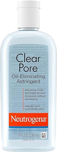 Neutrogena Clear Pore Oil-Eliminating Astringent 8 oz (Pack of 4) Beauty & Personal Care Neutrogena