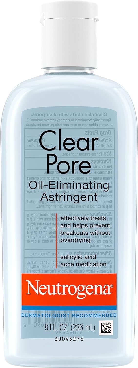 Neutrogena Clear Pore Oil-Eliminating Astringent 8 oz (Pack of 3) Beauty & Personal Care Neutrogena