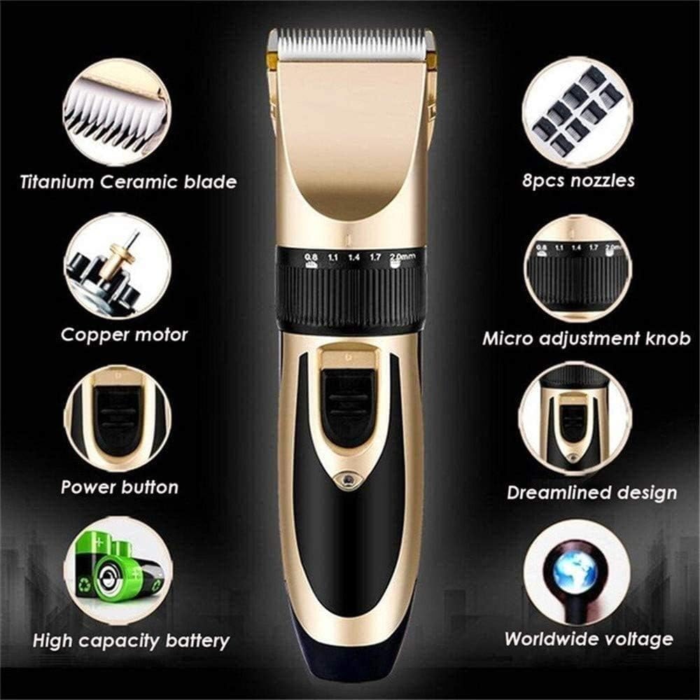 GLESVOWIO Hair Clipper Professional Clippers Cordless Haircut Easy-to-use Trimmer Rechargeable Electric Razor Men's Children's Home Salon Tools Beauty and Personal Care GLESVOWIO