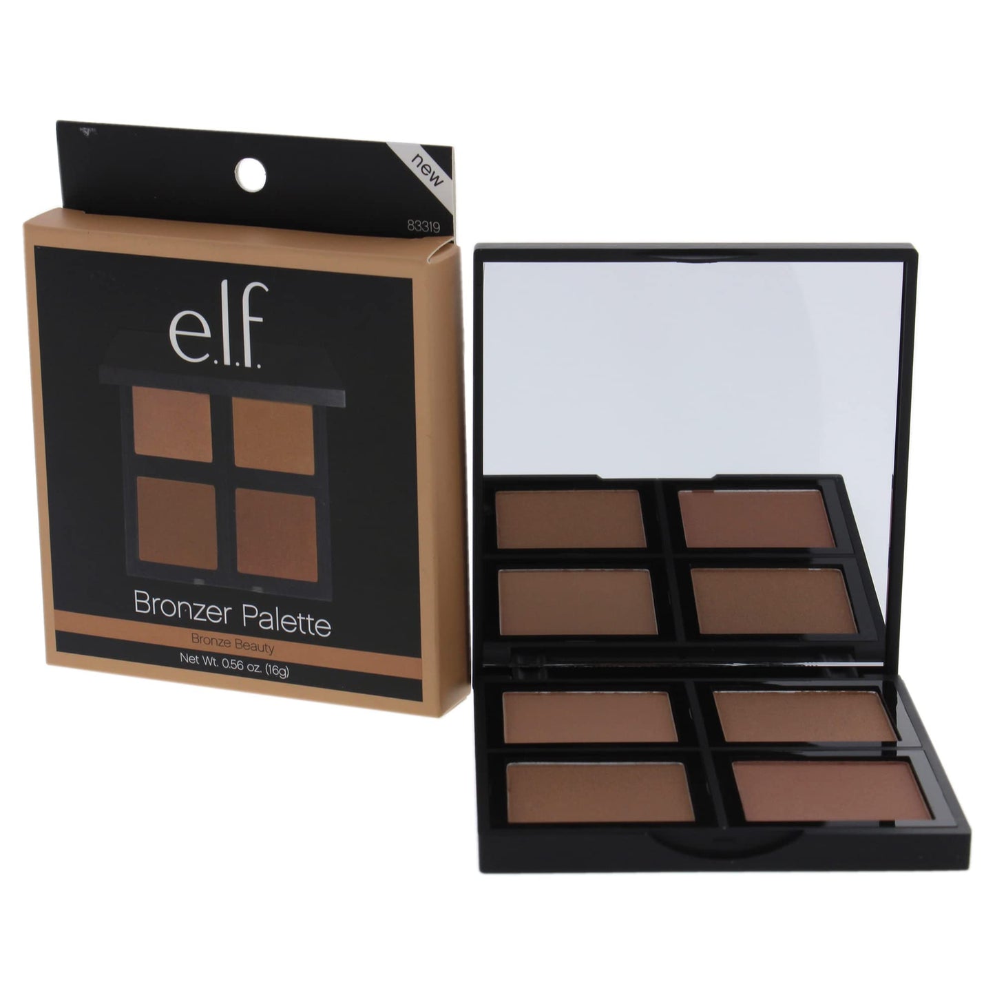 e.l.f. Bronzer Palette, 83319 Bronzed Beauty, 0.43 ounce Beauty & Personal Care e.l.f.