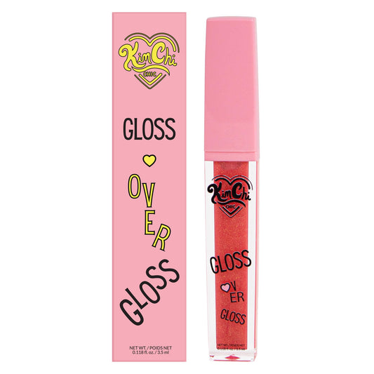Kimchi Chic Beauty Gloss Over Gloss, Shimmer Lip Gloss with Micro-Sparkle