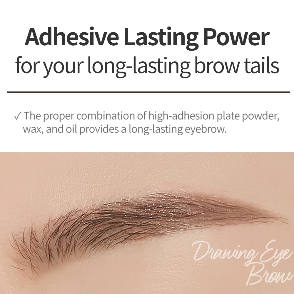 ETUDE Drawing Eye Brow, Eyebrow Pencil, Microblading, Long Lasting, Soft Textured Natural Daily Look, Korean Makeup, Beauty, Brown (0.008 Ounce) Beauty and Personal Care ETUDE