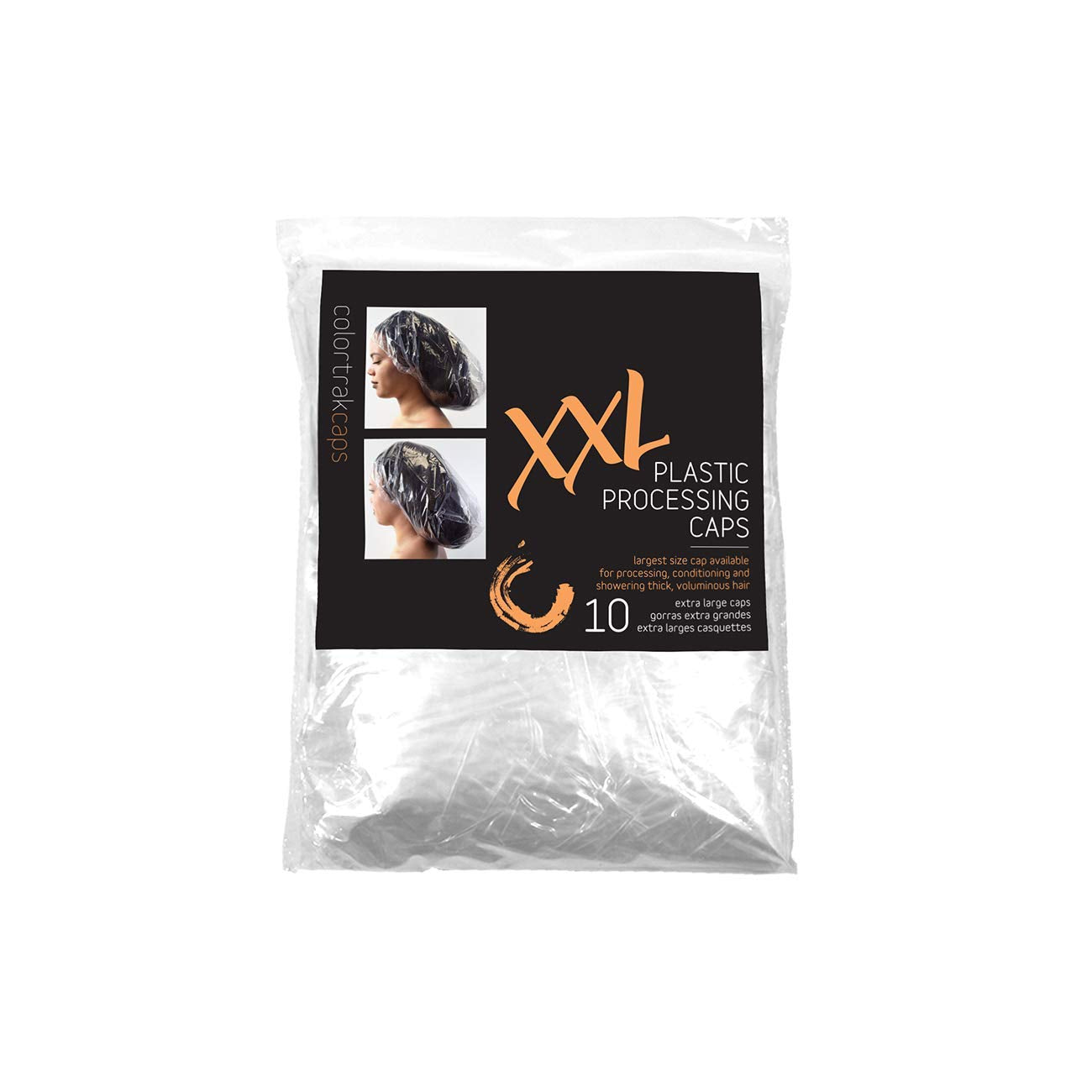 Colortrak Disposable Shower Conditioning Processing Caps, Protects Long and Voluminous Hair Styles, Curls and Natural Hair, Helps Preserve Blowouts Beauty and Personal Care Colortrak