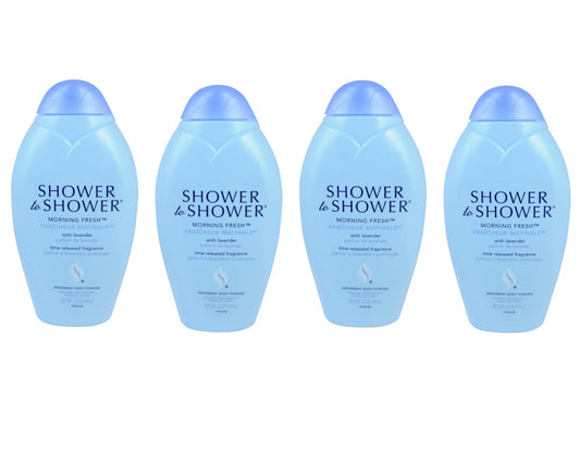 Shower to Shower Morning Fresh Body Powder with Lavender for Men & Women, Talc Free, Sweat Absorbing, Prevents Chafing & Odor, Deodorizing - 13 oz Beauty & Personal Care Shower To Shower