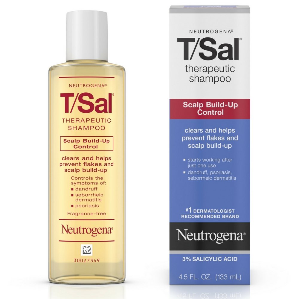 Neutrogena T/Sal Therapeutic Shampoo, Scalp Build-Up Control 4.5 oz (Pack of 7) Beauty & Personal Care Neutrogena