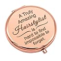 Hair Stylist Gifts for Women Hairdresser Gift Appreciation Present Compact Makeup Mirror for Hairdresser Thanks You Folding Makeup Mirror for Salon Beauty & Personal Care Mwphuy