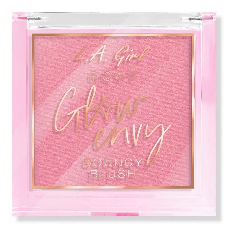 L.A. GIRL Glow Envy Bouncy Bronzer for Women, Rosy Glow Blush for Makeup with Goodness of Jojoba Oil, Squalene, & Vitamin E, Long-Wearing, Natural Beauty & Personal Care L.A. Girl