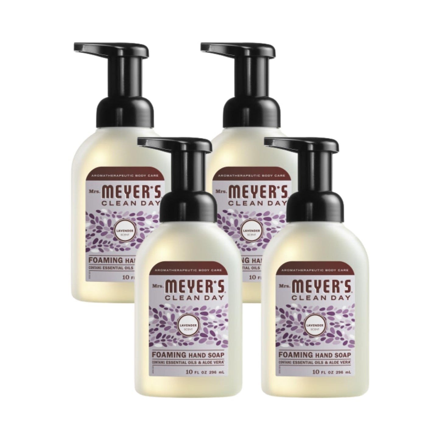 Mrs. MEYER'S CLEAN DAY Foaming Hand Soap, Lavender Scent, 10 Fl oz (Pack of 4) Beauty & Personal Care Mrs. MEYER'S