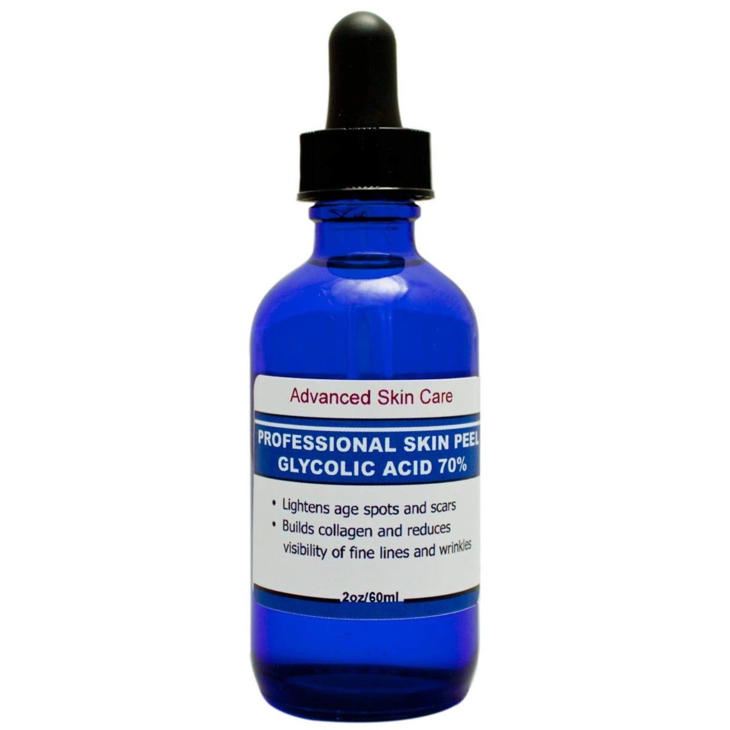 Advanced Skin Care Glycolic Acid Face Peel Serum 70% Strength - at Home Chemical Peel for face 2oz Beauty & Personal Care Advanced Skin Care