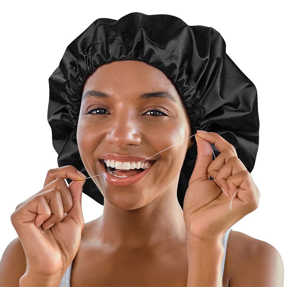 Jumbo Shower Cap for Men and Women with Box Braid, Locs, Long Curly Hair to Prevent Frizz Beauty and Personal Care Heerf