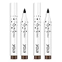 KYDA 2 Pcs Freckle Makeup Pen, Natural Lifelike Freckle Makeup Magic Color, Waterproof Longlasting Soft Dot Sopt Pen, for Natural Effortless Beauty & Personal Care KYDA