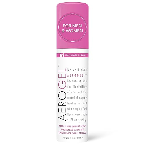 TRI Design Aerogel Hairspray - Strong Hold Hair Finishing Spray for Volumizing & Control, Flexible Styling for All Hair Types, Non-Sticky and Scented Beauty & Personal Care TRIDESIGN