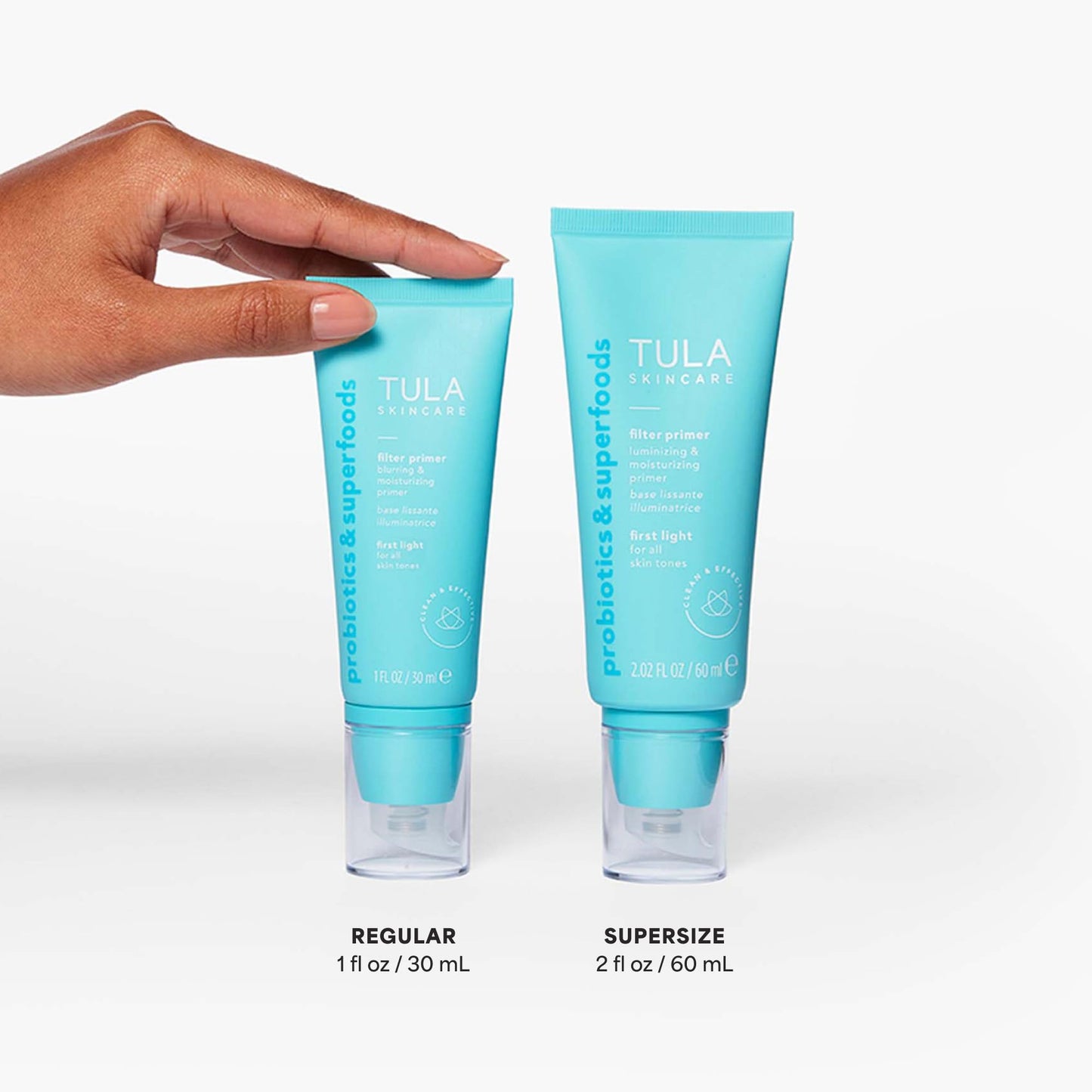 TULA Skin Care Face Filter Blurring and Moisturizing Primer - First Light, Evens the Appearance of Skin Tone & Redness, Hydrates & Improves Makeup Beauty & Personal Care TULA
