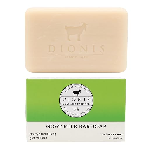 Dionis Goat Milk Lemon Verbena and Cream Bar Soap 6 oz (Pack of 1) Beauty & Personal Care Dionis