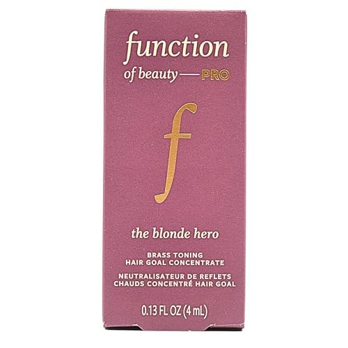 Function of Beauty PRO The Blonde Hero Brass Color Toning Hair Goal Concentrate Mix-In Beauty & Personal Care Function of Beauty PRO