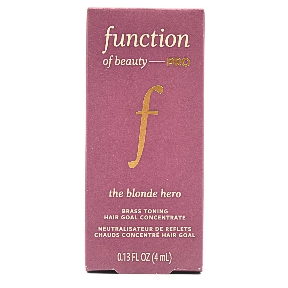 Function of Beauty PRO The Blonde Hero Brass Color Toning Hair Goal Concentrate Mix-In Beauty & Personal Care Function of Beauty PRO