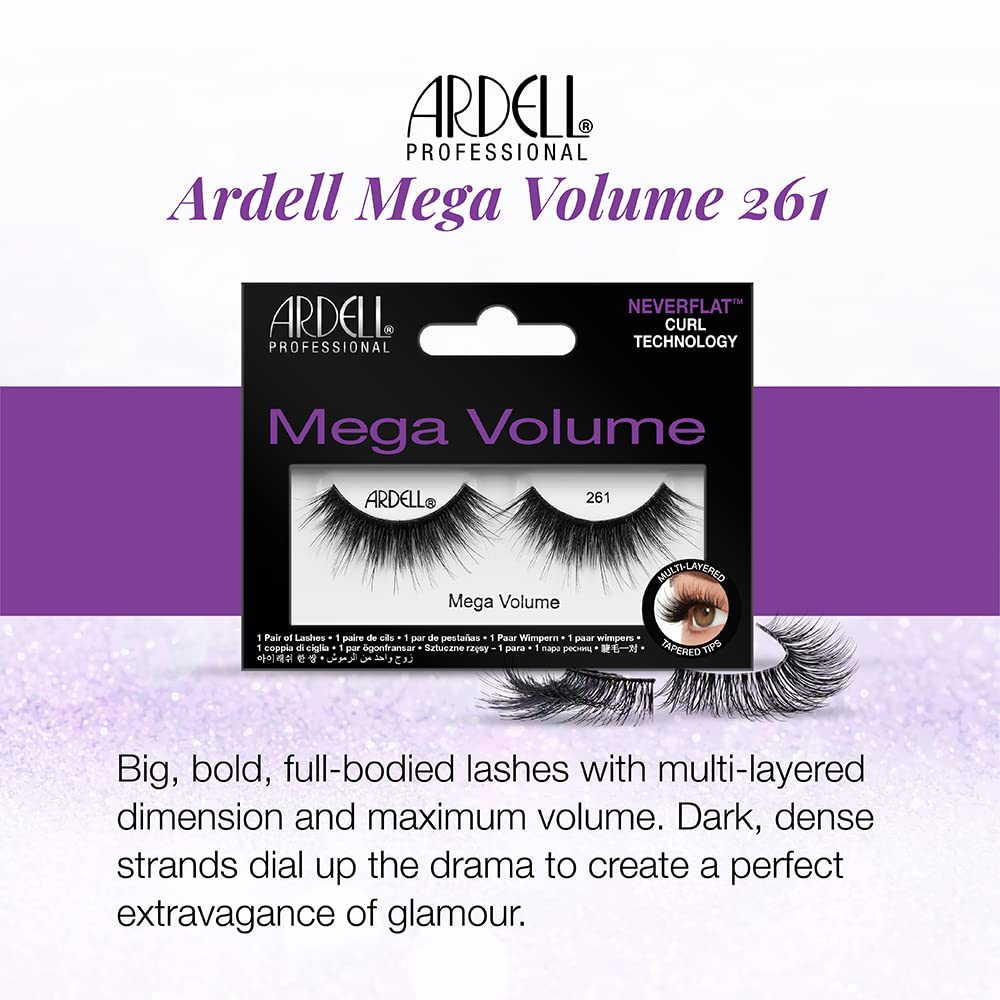 Ardell Mega Volume 261 False Lashes, 1 pair Beauty & Personal Care Ardell