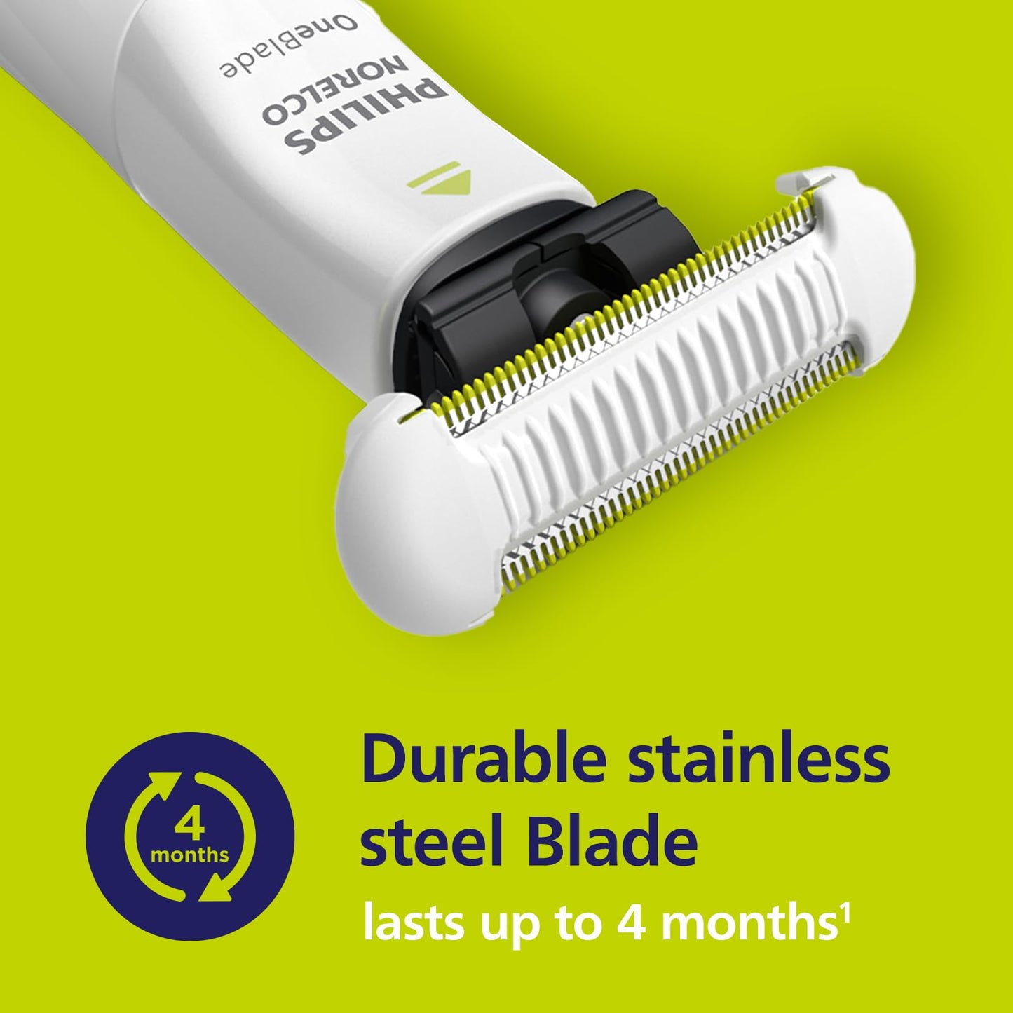 Philips Norelco OneBlade Skin Protect Replacement Blade, for OneBlade Electric Shaver and Trimmer, Durable Stainless Steel, Trim and Shave with Extra Beauty and Personal Care Norelco