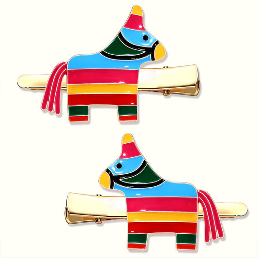 Cinco De Mayo Hair Clips Mexican Fiesta Hairpins for Women Statement Cactus Chili Pinata Sombrero Alligator Clips Mexican Hair Accessory Gifts Beauty & Personal Care NVENF