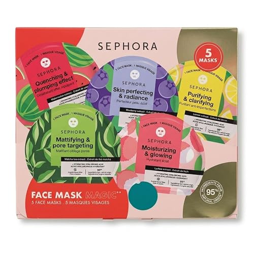 SEPHORA Collection Face Mask Magic Set - 5 Hydrating Masks Beauty & Personal Care SEPHORA