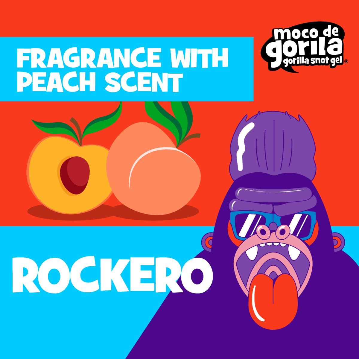 Moco de Gorila Explosive Rocker Hair Styling Gel, Long-Lasting Hold, Reactivatable with Water, 11.92 Oz Squeezable Bottles (Pack of 3) Beauty & Personal Care Moco de Gorila