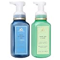 Bath & Body Works Gentle and Clean Foaming Hand Soap - Crisp Morning Air and White Tea & Sage - 8.75 fl oz each - Pack of 2 Beauty & Personal Care Bath & Body Works