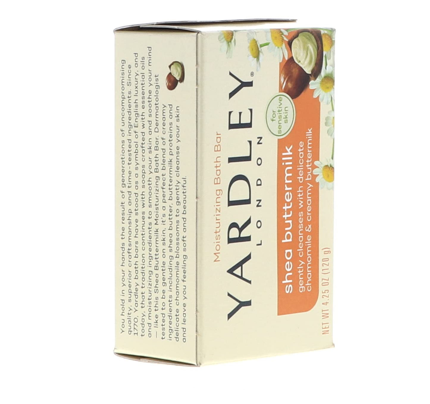 Yardley Shea Buttermilk Bath Bar (2 PK) Beauty & Personal Care Botanical Bath Bar Collections