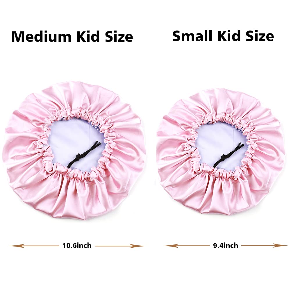 ELIHAIR Kids Satin Bonnet Sleeping Cap for Toddler Child Natural Hair Daily Beauty and Personal Care ELIHAIR