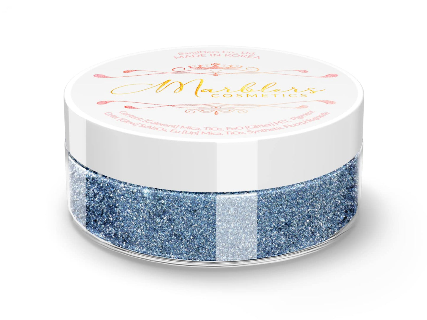 MARBLERS Chunky Natural Mica Powder [Blue Jay Pearl] 0.11oz (3g) | Highly Pigmented | Non-Toxic, Vegan, Cruelty-Free | Eyeshadow, Body Butter, Nail Beauty & Personal Care MARBLERS