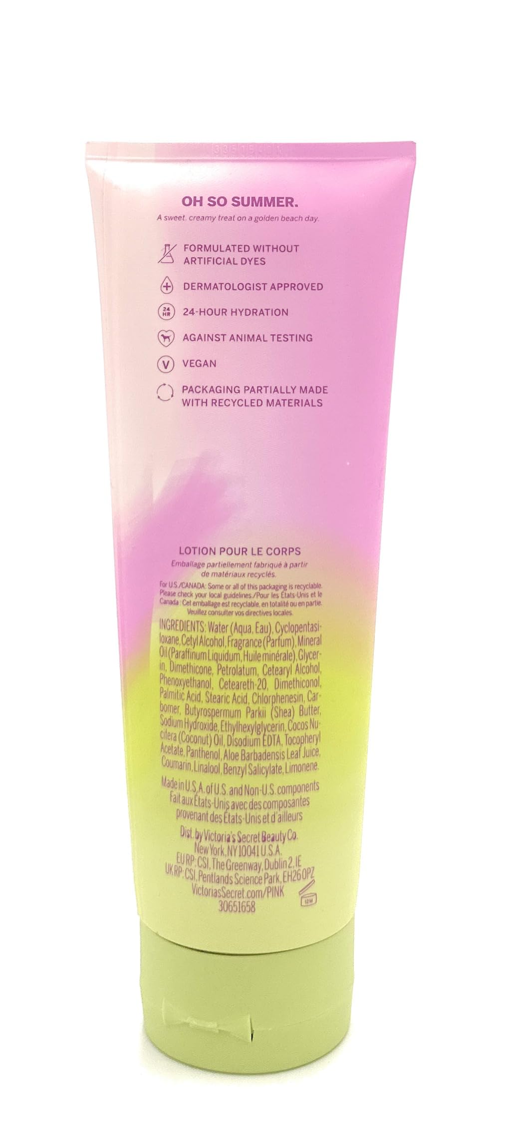 Victoria's Secret Pink Body Lotion Sunset Gelato 8 Fl Oz Beauty & Personal Care Victoria's Secret