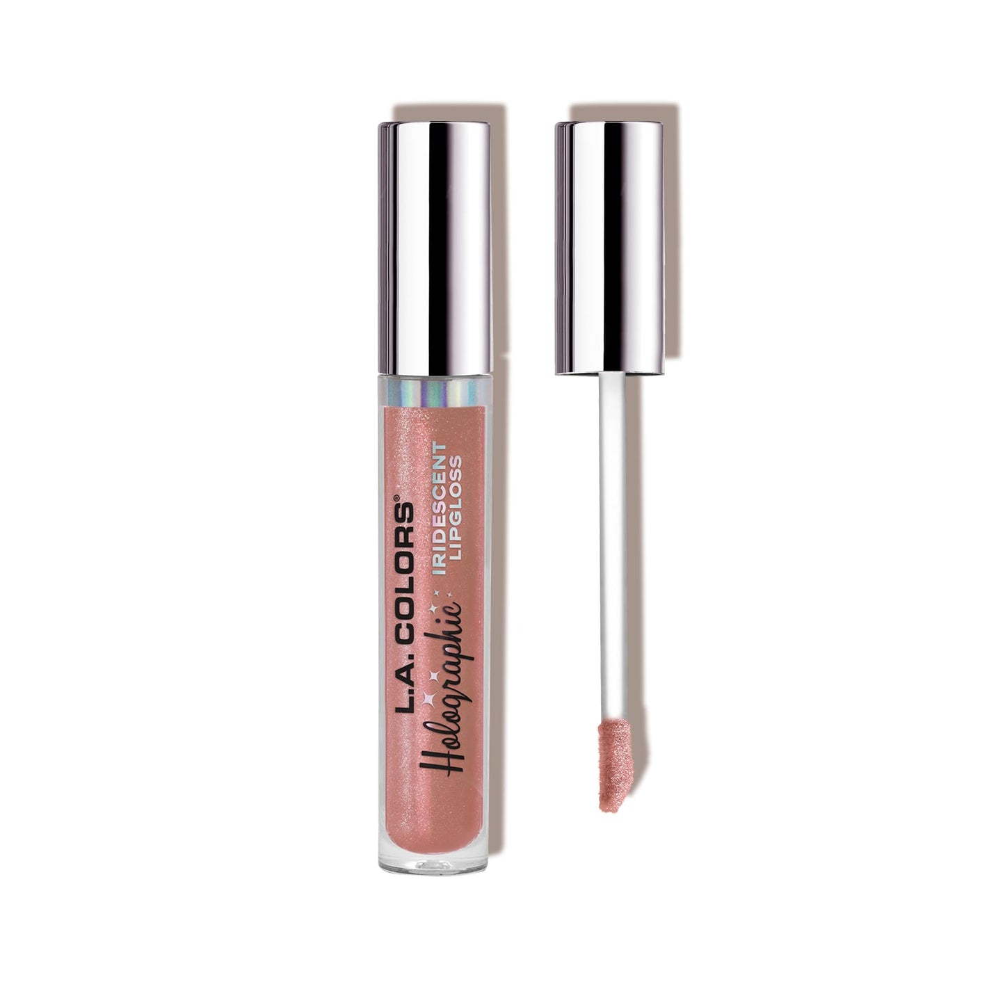 L.A. COLORS Holographic Iridescent Lipgloss, Heavenly CLG425 Beauty & Personal Care L.A. COLORS