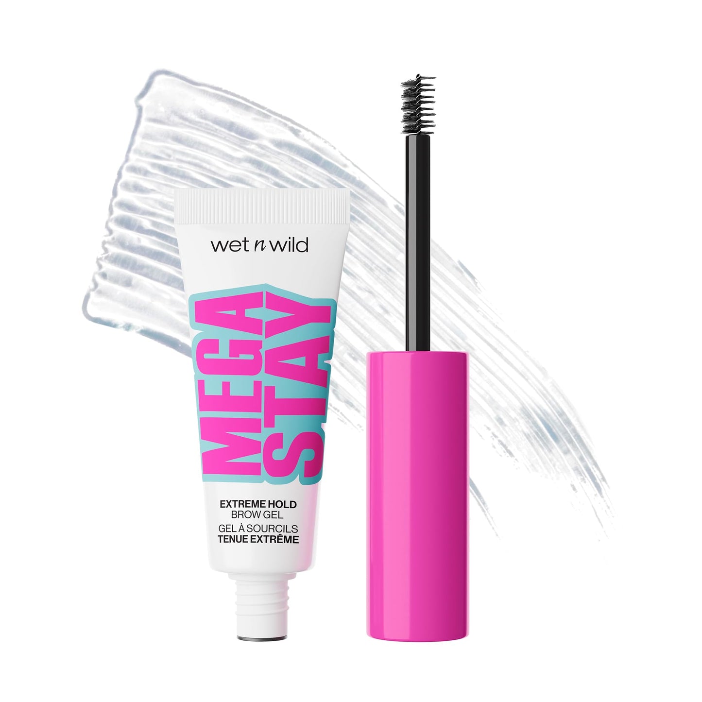 wet n wild Mega Stay Extreme Hold Brow Gel, Lightweight, Non-Sticky & Flake-Free Formula, Long-Lasting 16-Hour Wear, Sculpted & Laminated Brow Look Beauty & Personal Care wet n wild