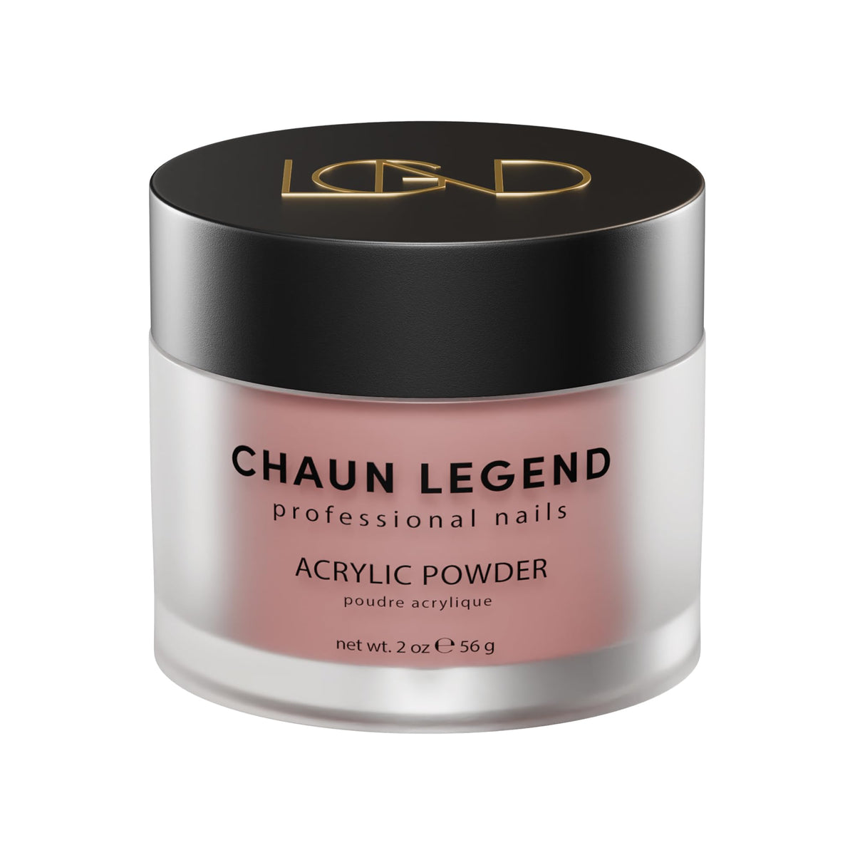 Chaun Legend Acrylic Powder, 2 Oz Long Lasting Salon Quality, Bubble Free, Self Leveling Professional Manicures, Fake Nails, Carving & Extensions