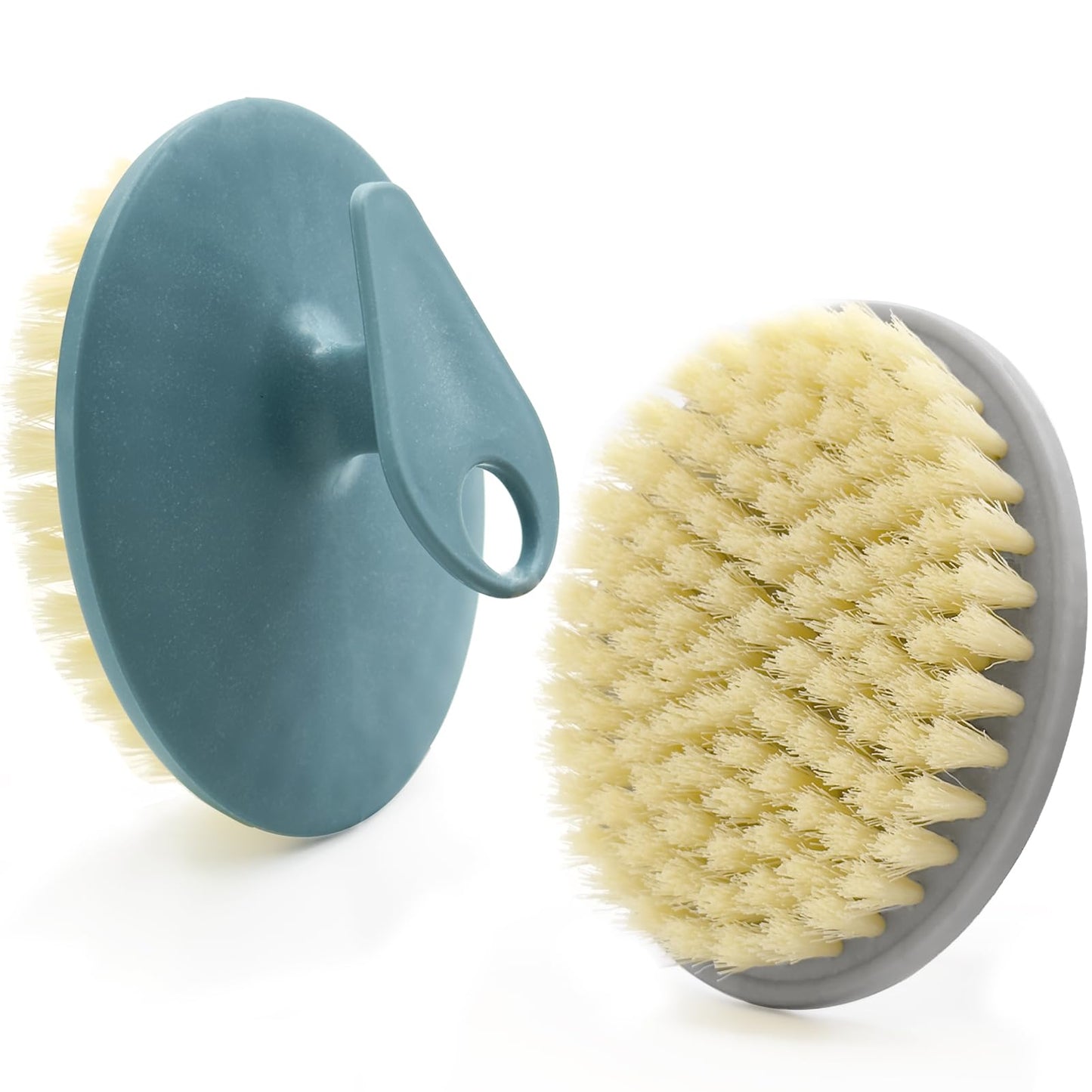 Body Scrubber 2 Pack, BEAUTAIL Gentle Exfoliating Shower Bath Brush, Soft Bristle Brushes for Sensitive Skin Women Men, Non-Slip Hand-Clip, Durable Beauty and Personal Care BEAUTAIL