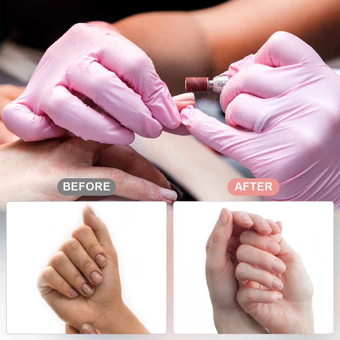 Rolybag Sanding Bands for Nail Drill Nail Sanding Bands Professional Sanding bit Nails 240 Pieces 4 Color Coarse Fine Grit Efile Sand Set Beauty & Personal Care Rolybag
