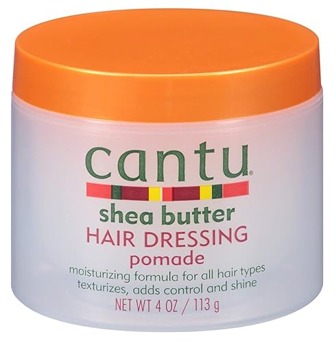 Cantu Shea Butter Hair Dressing Pomade 4 Ounce Jar (118ml) (2 Pack) Beauty & Personal Care Cantu