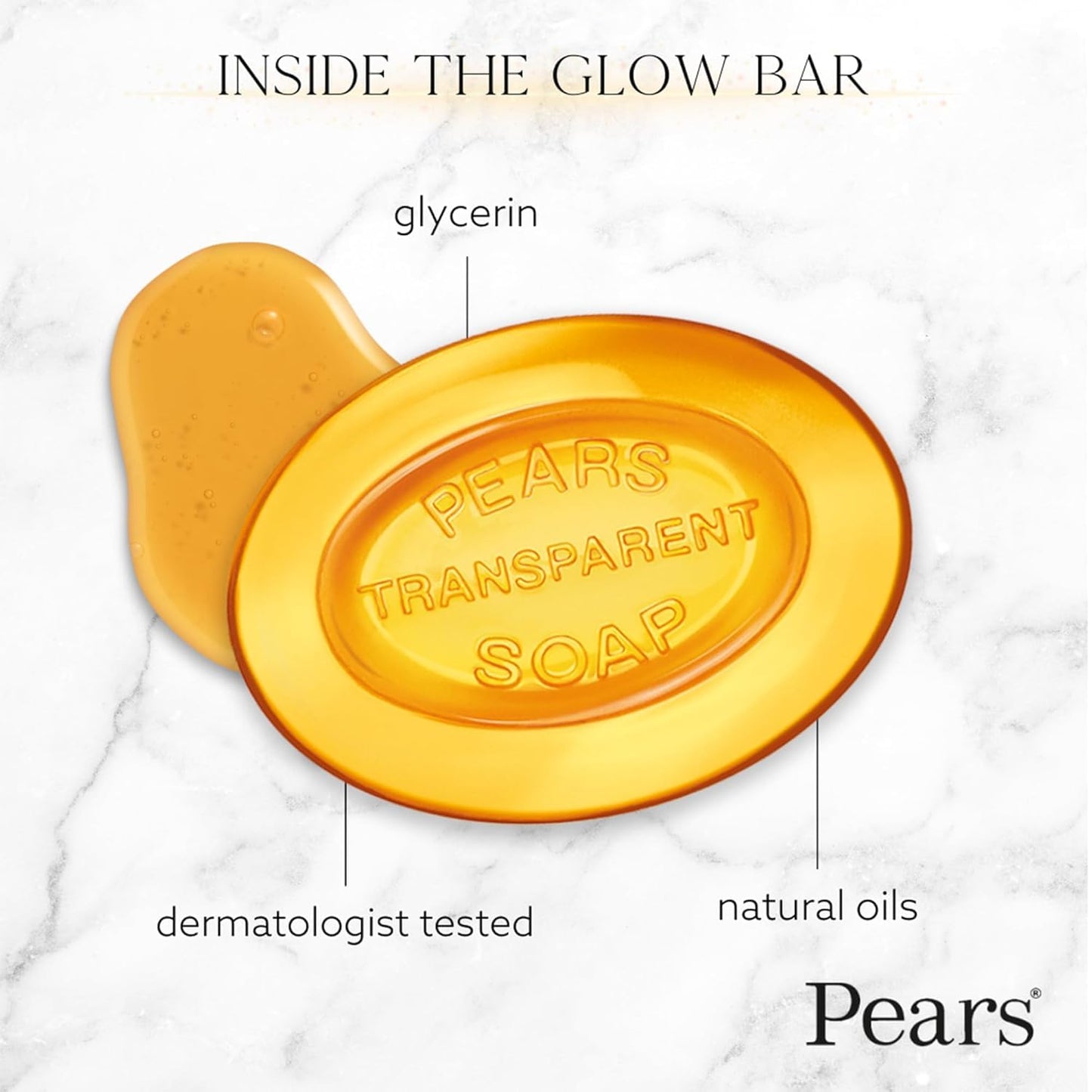 PEARS BAR SOAP VARIETY PACK 12 MINT EXTRACT LEMON & ORIGINAL - SET OF 4 Beauty & Personal Care Pear