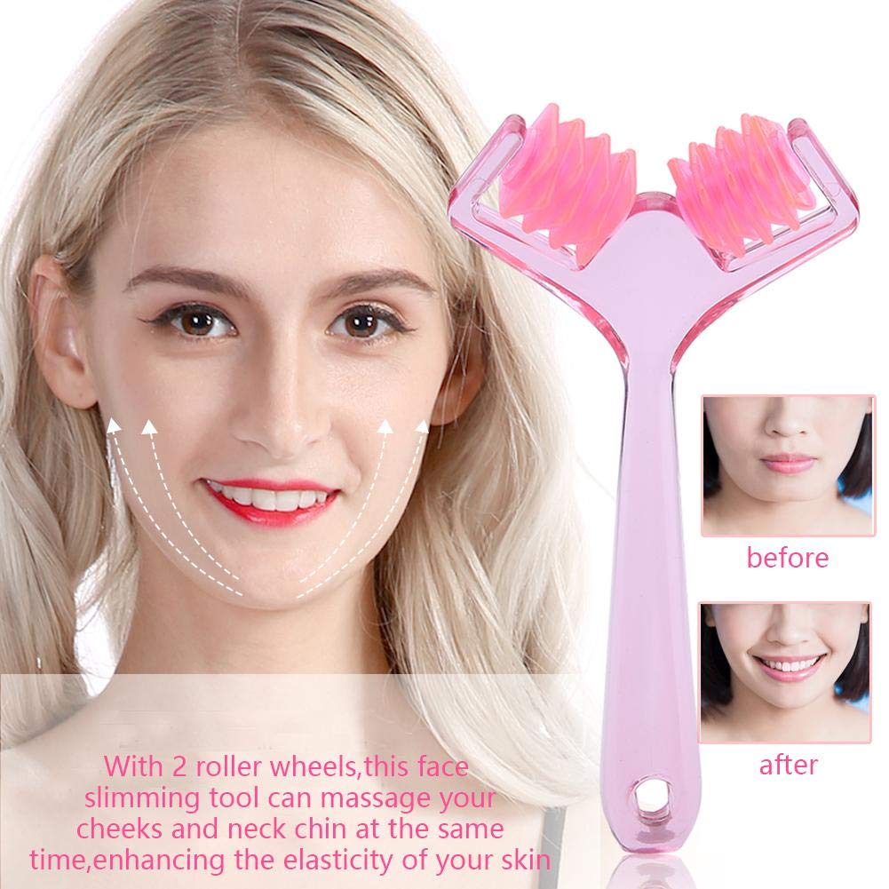 Face Roller Massager,Slimming Remove Chin Neck Tightening Skin Face Fat Remover Manual Massage Tool,Beauty Tools Anti Aging Skin Care Face Up Beauty & Personal Care Semme