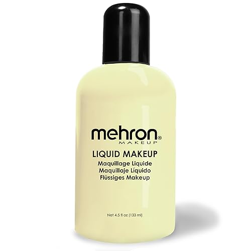 Mehron Makeup Liquid Makeup | Face Paint and Body Paint Perfect for Halloween, Cosplay I Air Brush Compatible 4.5 oz (133 ml) (GLOW IN THE DARK) Beauty & Personal Care Mehron