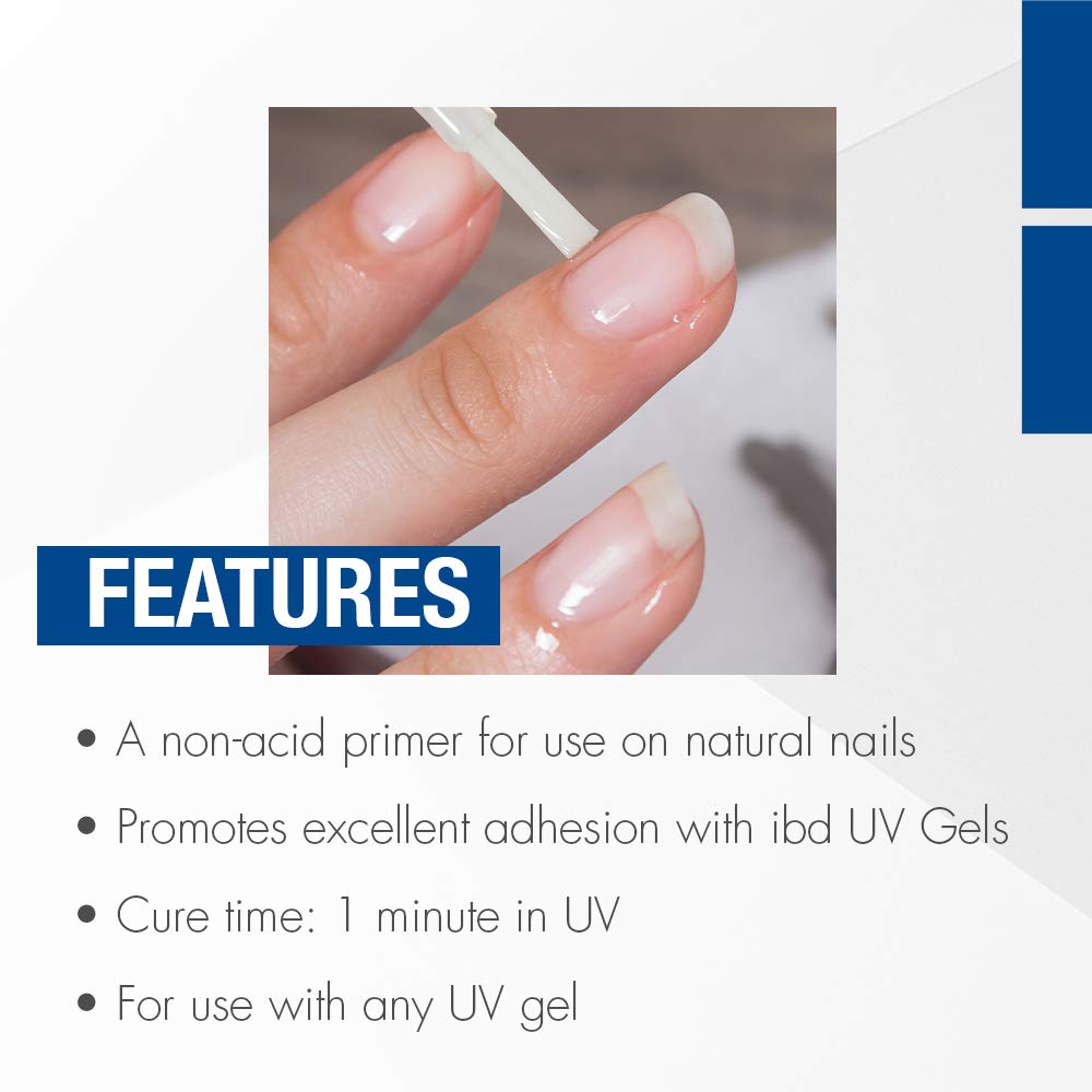 IBD UV Bonder for Excellent Adhesion, Great for Nail Gels and Acrylic Nails 0.5 oz Beauty & Personal Care IBD