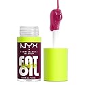 NYX PROFESSIONAL MAKEUP Fat Oil Lip Drip, Moisturizing Lip Oil Gloss, Vegan Tinted Formula, Up to 12 HR Hydration - That's Chic (Deep Berry) Beauty & Personal Care NYX PROFESSIONAL MAKEUP