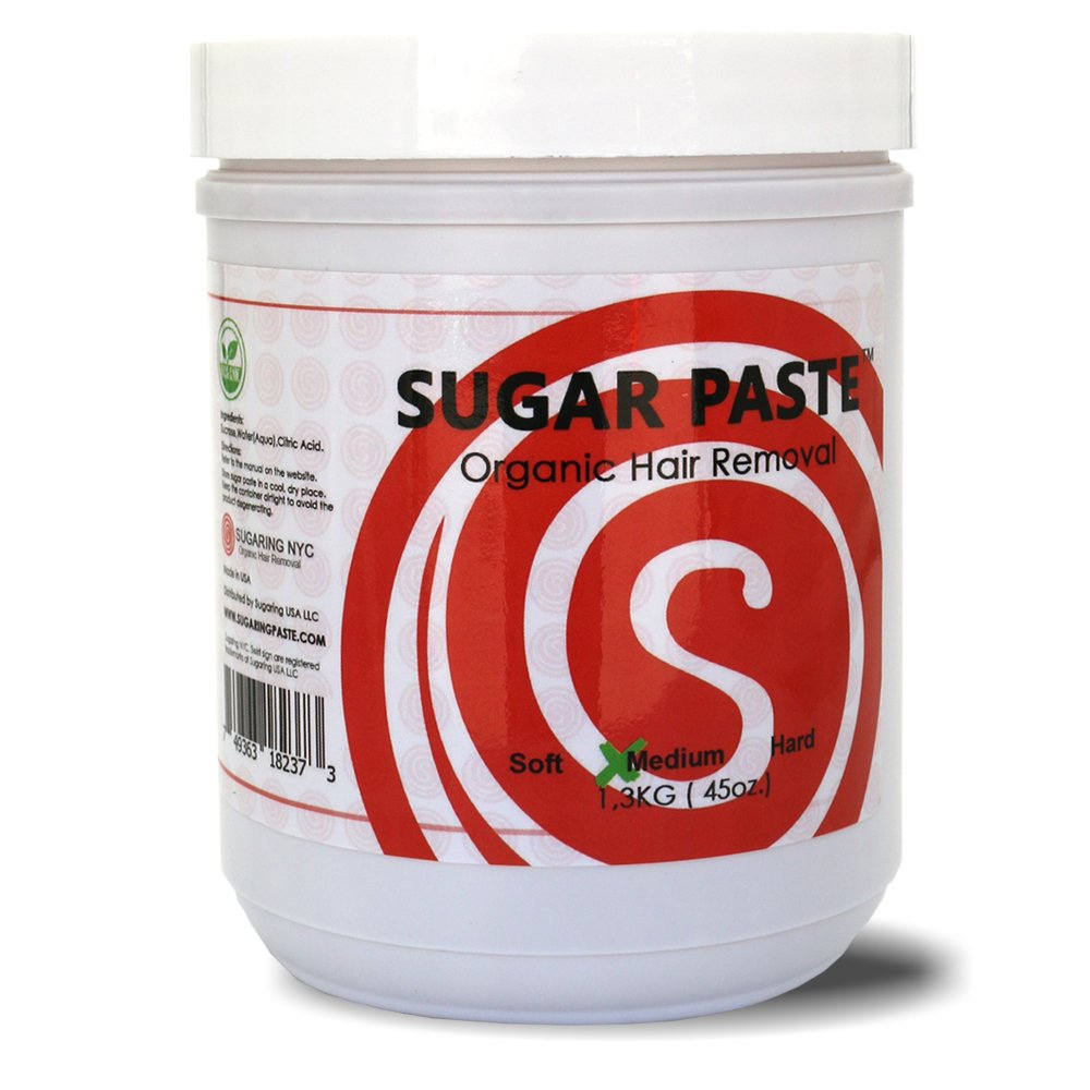 Soft Sugaring Paste for Legs, Arms and Chest with a Set of Sugaring Latex Gloves (4 pieces) Beauty and Personal Care Sugaring NYC