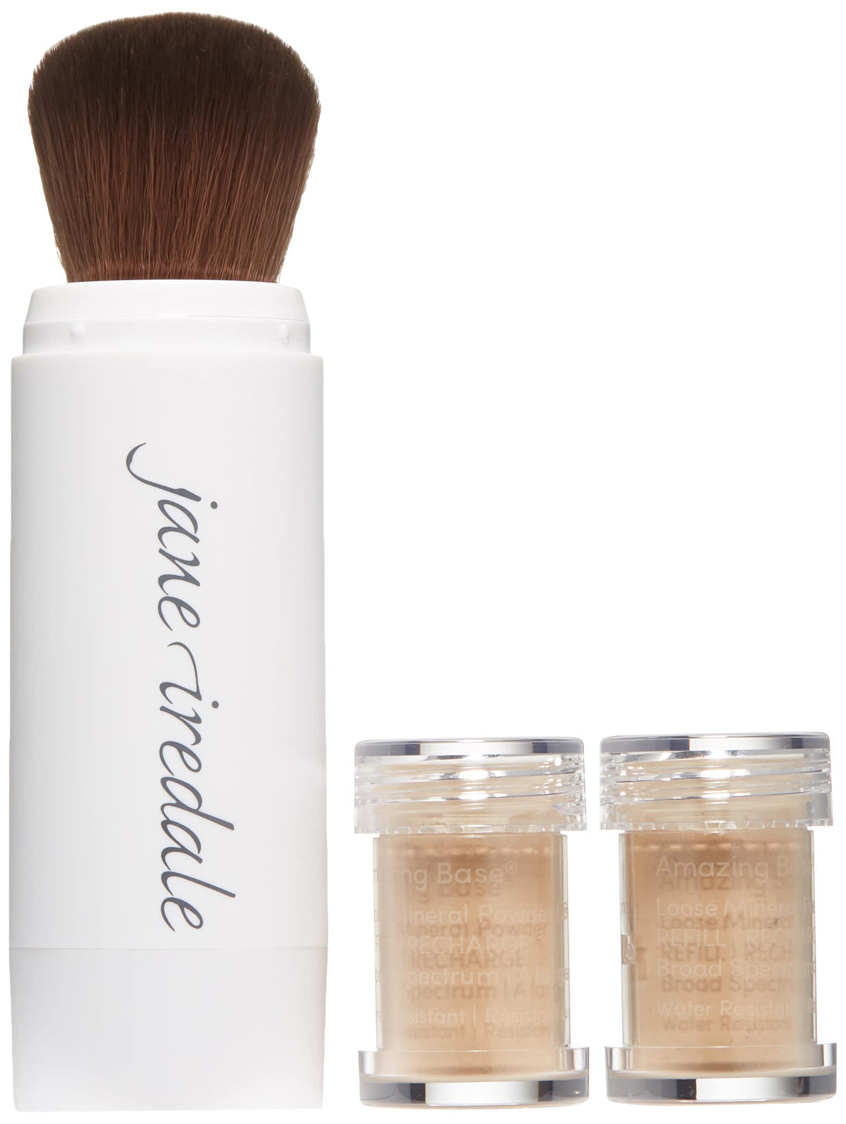 jane iredale Amazing Base Refillable Brush, Latte, 0.18 oz. Beauty & Personal Care jane iredale