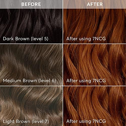 Madison Reed Radiant Hair Color Kit - 7NCG Light Golden Copper (Genova Red), Salon-Quality Permanent Hair Dye, Superior Gray Coverage & Dimensional Beauty & Personal Care Madison Reed